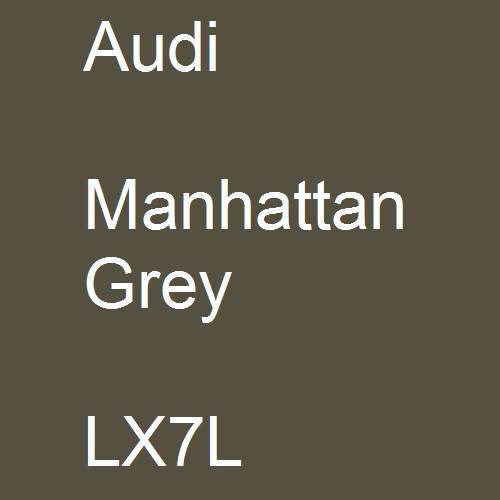 Audi, Manhattan Grey, LX7L.